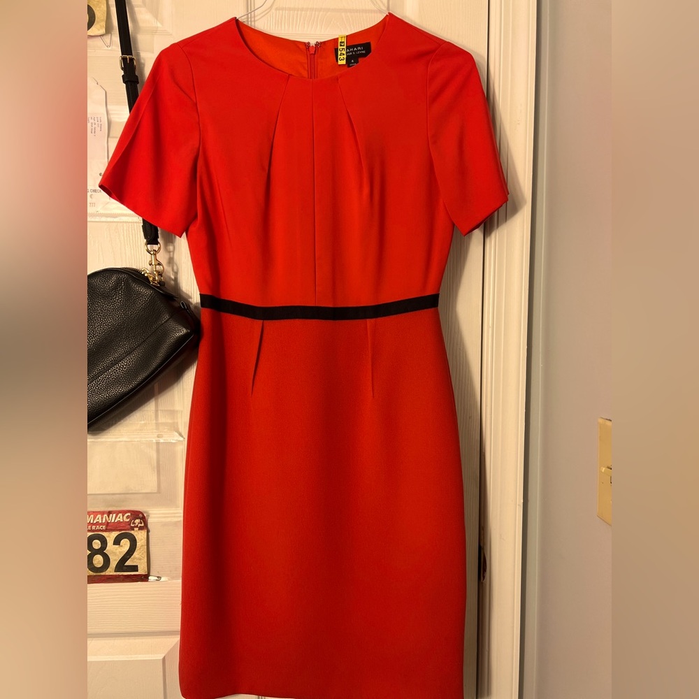 Tahari be ASL Coral Sheath Dress